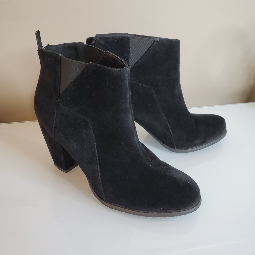 Black Suede Booties